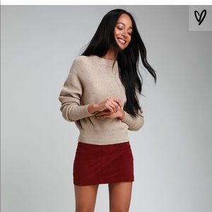 Free People Too Good Heathered Pull Over Sweater